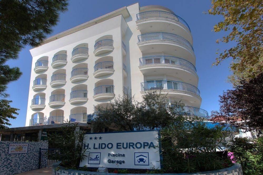 Hotel Lido Europa Riccione Exteriör bild